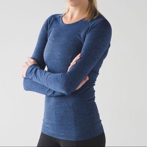 Lululemon Athletica Swiftly Tech Long Sleeve Blue